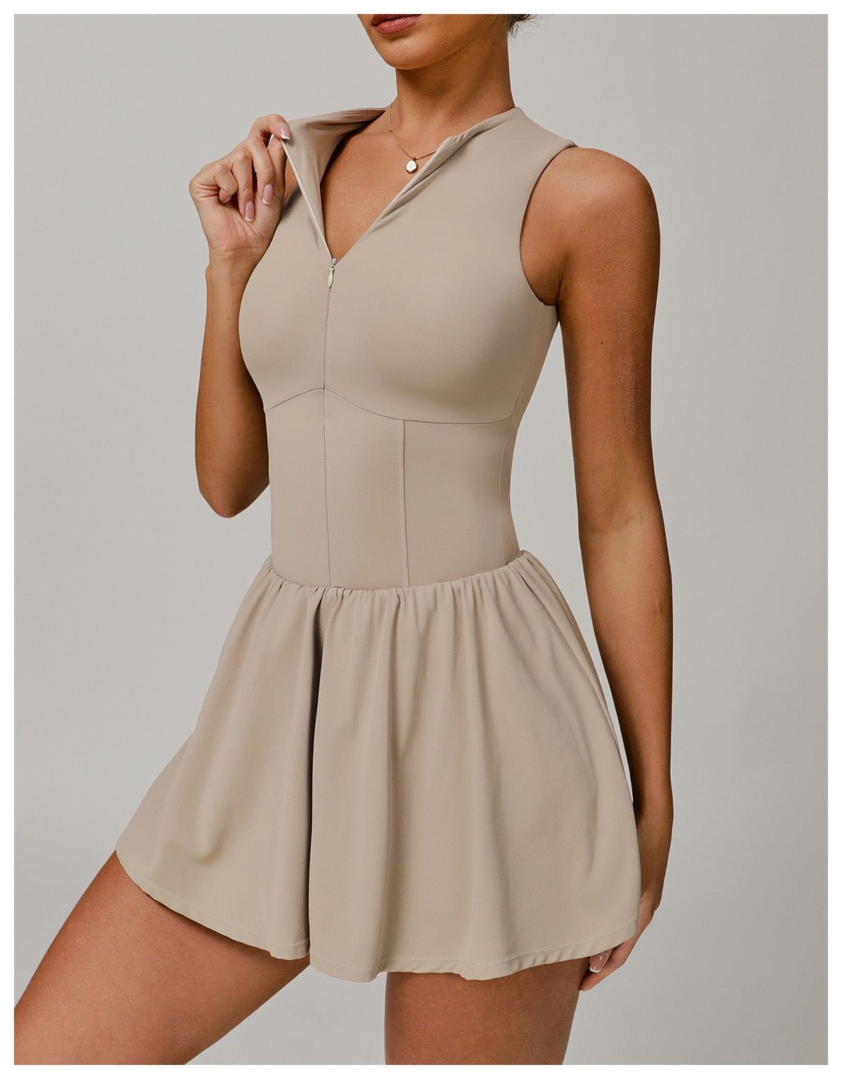 Elara Sculpt Tennis Dress